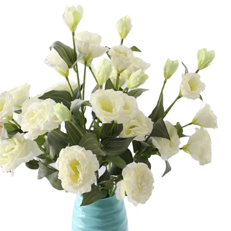 घर के फूलों की शादी के सेंटरपीस 6 हेड/गुलदस्ता कृत्रिम रेशम फूलों की दीवार के लिए 2023 में सबसे ज्यादा बिकने वाली सजावट