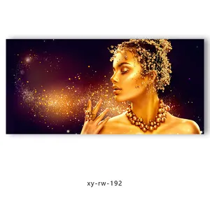 Золотая аристократическая Женская Картина на холсте женская обнаженная картина маслом Современные художественные плакаты и принты Настенная картина