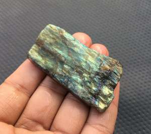 Fantastic Quality 1 Piece Natural Rough <b>Labradorite</b> Gemstone Untreated Genuine Blue Fire Specimen Home Decoration - Product Image 3