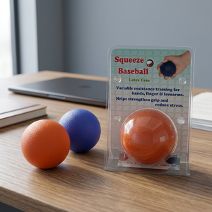 Large Size TPR 70mm Hand Exercise Squeeze Baseball Rehabilitation <b>Massage</b> for Personal Care Mobility - Product Image 3