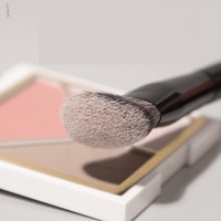 Pinceau professionnel pour le visage, pinceau à blush angulaire, contour, estompage, pente douce, poils synthétiques, fond de teint liquide, blush