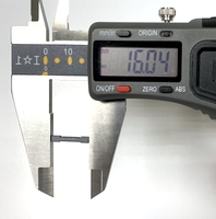 Varilla de ferrita magnética Barra de ferrita 16*2,25*2,6 para bobina de inductor Bobina de antena