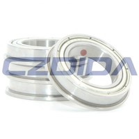 Roulement à billes à bride F6802-2RS de haute qualité F6802ZZ taille 15x24x26x5mm portant F6802