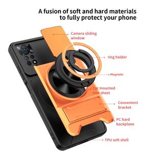 เคสโทรศัพท์มือถือระบบแม่เหล็ก TPU + PC กันกระแทกสุดหรูเคสฝาหลังสำหรับ redmi Note 11 Pro 5G 4G - Product Image 2