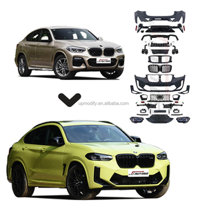 Kit de Carrocería para <span class=keywords><strong>BMW</strong></span> <span class=keywords><strong>X4</strong></span> G02, Actualización a F98 LCI X4M, Parachoques Delantero y Trasero, Rejilla, Faros Delanteros, Luces Traseras, Lámpara de Tubo Trasero - Product Image 1