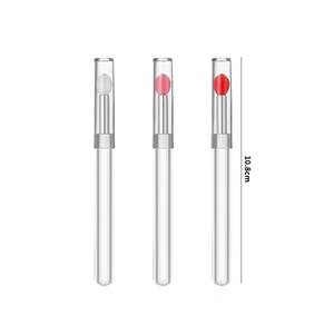 רב תכליתיים סיליקון שפתיים לשפשף מברשת שמיש ברק שפתון קונסילר איפור כלי יופי - Product Image 2