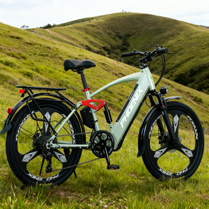 Factory Direct Lithium 9-Speed Bike 48V 350W Brushless Rear Hub Motor Aluminum <b>Frame</b> Front/Rear Mountain Q1 9-Speed Gears Offers - Product Image 5