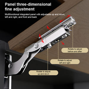 High Quality Flip Hardware <strong>Flap</strong>-Up Cabinet Support Randomly Stop Soft Close Door Turn-Down Fitting Hydraulic <strong>Flap</strong> Lid Stay <strong>Hinge</strong> - Product Image 4