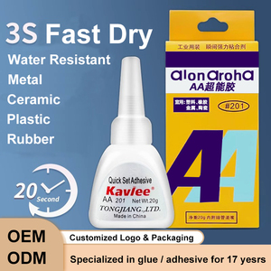 Super Glue 201, Adhesivo Instantáneo Multiusos de Baja Viscosidad (Viscosidad de <span class=keywords><strong>2</strong></span> CPS), Botella de 20 g (0.7 Onzas), Adhesión Instantánea - Product Image 3