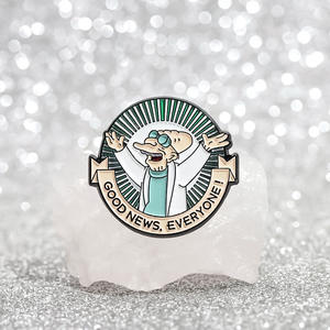 Insigne en métal <span class=keywords><strong>de</strong></span> la série Creative Experiment Success Cartoon Doctor Broche en métal Épingles en émail - Product Image 2