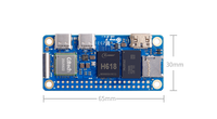 FYX Stock Orange Pi Zero 2W Placa DE DESARROLLO Allwinner H618 Chip Compatible con BT WIFI 1GB/1,5 GB/2GB/4GB LPDDR4