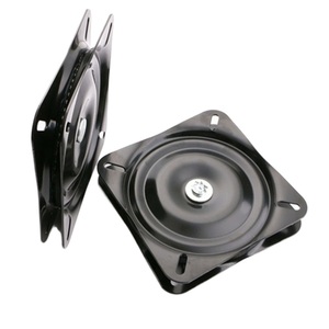 Plateau pivotant noir de 300 mm, base rotative ronde pour meubles, disque pivotant pour canapé, armoire - Product Image 1