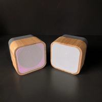 Vente directe d'usine A15 Haut-parleur Bluetooth sans fil écologique en bambou portable Mini caisson de basses extérieur Petit gadget USB