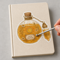 Ensemble d'autocollants décoratifs rétro personnalisés avec un design vintage, vinyle mat imperméable découpé pour les journaux, les bouteilles, les pots, les tasses, les ordinateurs portables