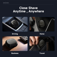Rasoir électrique intelligent mini ENCHEN 6S à double lame magnétique, rasoir portable pour hommes, marque privée