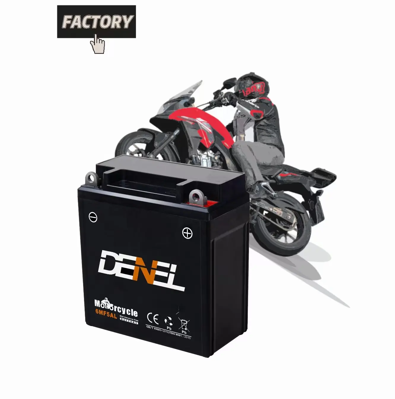 Aki motor ytz5s gtz5s bertenaga baterai atv WY125 motor Performa bagus