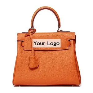 Designer Luxury Classic Manufacturer Business women's Handbags Custom Logo shoulder bags Pu Leather Fashion ladies Tote Bags