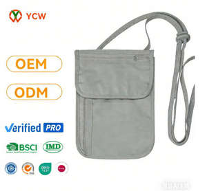 <strong>Travel</strong> Neck Wallet with RFID Blocking Passport Holder Neck <strong>Pouch</strong> for Men and Women to Keep <strong>Documents</strong> Safe - Product Image 1