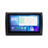 MEKEDE MS 8+256G Écran tactile IPS Android 12 Ventilateur de refroidissement pour Fiat Stilo 2010 Autoradio BT Caméra 360 Navigation GPS