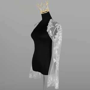 Giacca da sposa per donna a fiore Ls, - Product Image 6