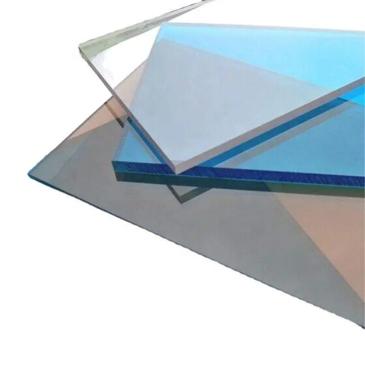 Licht durchlässigkeit blau Polycarbonat-Voll blech für Carport/PC transparente Mehrwand platte