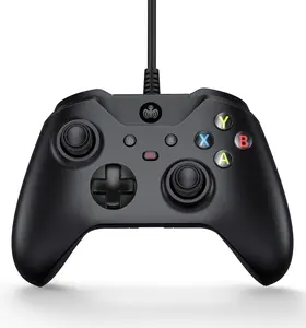 Xcontroller serisi X kablosuz denetleyici için kulaklık ile Windows PC oyun denetleyicisi için kablolu Gamepad Joystick