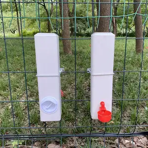 Mangiatoia automatica per polli da allevamento di pollame con trattamento UV con kit di montaggio