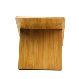 Support de téléphone et de <span class=keywords><strong>tablette</strong></span> réglable en bois de bambou Support de bureau écologique pour étagères et unités de rangement pour téléphones et tablettes - Product Image 5