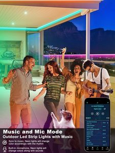 Chiếu sáng nhà sản xuất OEM ODM SMD 5050 trong nhà LED RGB thông minh dải đèn cho phòng - Product Image 4