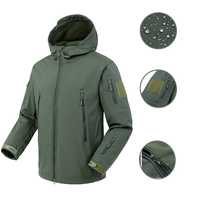 Veste de Camouflage pour hommes, grande taille, requin SoftShell, nouvelle veste tactique pour hommes, imperméable, coupe-vent chaud, vêtements bon marché