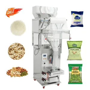 1-5kg alimentos nozes arroz pesar e embalagem máquina de selagem vertical grânulo embalagem grão arroz açúcar feijão pesando embalagem máquina