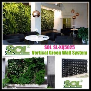Jardín Vertical Artificial, Pared Verde con Autorriego, Macetas de Plástico PP para Plantas y Flores - Product Image 5