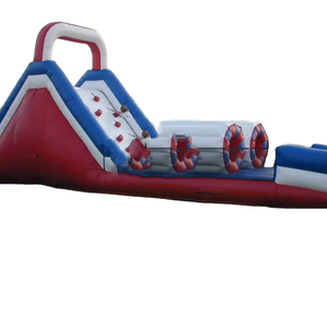 Château gonflable pour enfants de qualité supérieure, parcours d'obstacles extérieur, jouets fantaisie, avec certification CE, matériau PVC pour enfants - Product Image 2