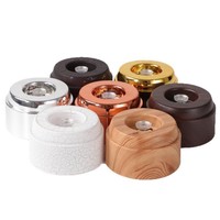 Base de lampe LED ronde en plastique à prix d'usine, alimentée par USB, support d'affichage lumineux pour boule de cristal 3D et œuvres d'art en verre acrylique