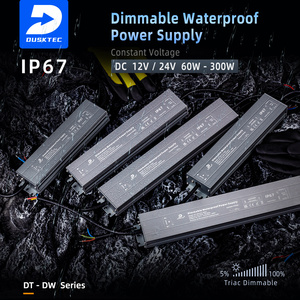 Dusktec 60W 100W 200W AC 100-130V 170-260V 100-260V DC 12V 24V IP67ช่องคู่ไฟหรี่แสงได้สามช่อง - Product Image 5