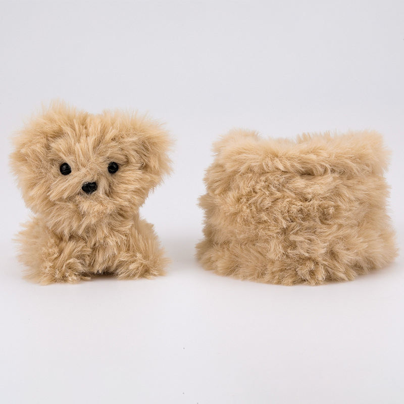 ผมกระต่าย20มม. #66ตุ๊กตาสีน้ำตาล