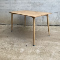 Table à manger de style scandinave, structure en bois massif, meubles pour la maison, table rectangulaire pour salon, restaurant, ensemble de chaises de salle à manger