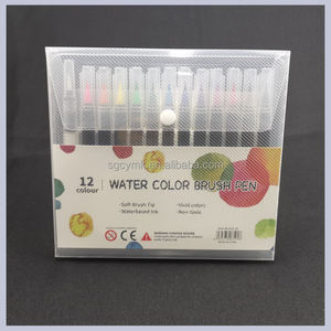 12 Farben Pinsel Stifte Marker Fin eliner Aquarell Pinsel Stift Kunst Marker zum Zeichnen Malerei Kunst Schul bedarf - Product Image 3