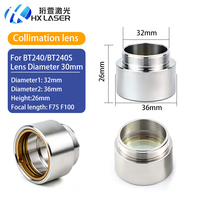 Lentille de collimation optique HXLASER avec support, miroir de collimation D30 pour lentilles de focalisation et de collimation Raytools BT240 BT240S