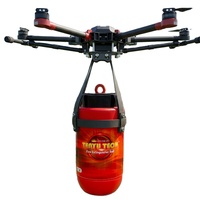 Dispositif d'extinction d'incendie Tenyu UAV, lutte contre les incendies à distance en toute sécurité pour les scénarios d'incendie difficiles d'accès en immeubles de grande hauteur