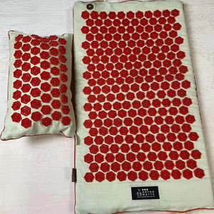 Biologisch Linnen Spikes <span class=keywords><strong>Acupressure</strong></span> <span class=keywords><strong>Mat</strong></span> Kussenset Voor Lichaamsgebruik - Product Image 1