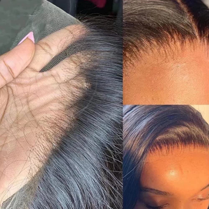 Colodo — perruque brésilienne naturelle avec frange pour femmes, cheveux lisses, Super Double traction, Grade 10A - Product Image 3