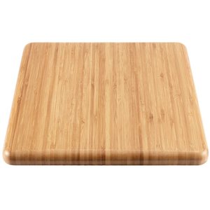 Ensemble de plateaux de service en bambou, lot de 4, plateaux rectangulaires en bois pour aliments et articles divers, utilisation sur bureau, polyvalents - Product Image 3