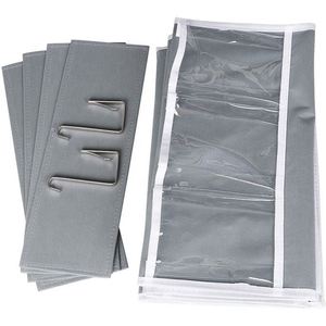 Organisateur suspendu pour porte, armoire de rangement pour bébé avec 4 grandes poches et 3 petites poches en PVC pour cosmétiques - Product Image 6