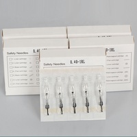 Aiguilles jetables faciles à enfiler, pièces, 1RL 3RL 5RL 5F 7F, stérilisées, Micropigmentation, pour maquillage Permanent