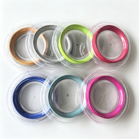 Cordage de badminton universel en nylon à filament torsadé en spirale 0,61 mm, super élastique, son clair, pour compétition professionnelle