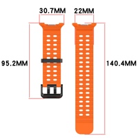 Bracelet de montre intelligente en silicone Ocean Sports Luxury 22 mm pour Samsung Galaxy Watch8, bracelet en caoutchouc respirant