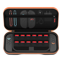 Étui de transport rigide en EVA pour Switch 2, sac de rangement pour cartes de jeu avec fermeture éclair