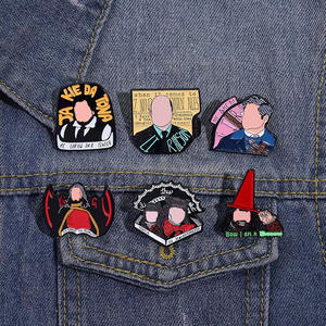 Pin de Solapa Estilo Juego del Fin del Mundo, Popular, Venta al por Mayor, Pin de Esmalte Suave con Diseño de Anime - Product Image 3