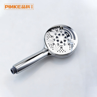 Pommeau de Douche Mural Multifonctionnel en ABS Chromé, Haute Pression, 9 Jets, Massage, pour Salle de Bain